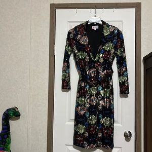 Sequin jacket or dress.
